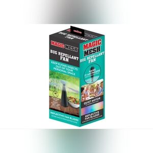 Magic Mesh Insect Repeller Bug Repellant Fan